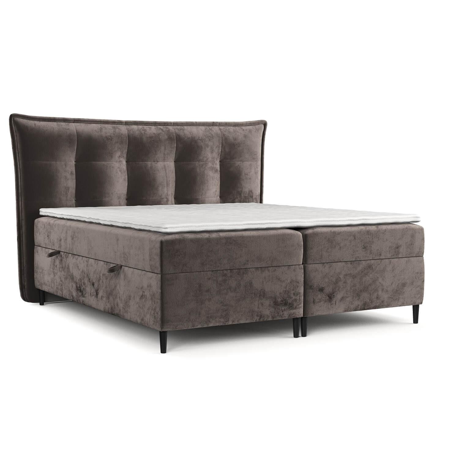 wohnli-moebel-suche-800000915133 Wohnli Möbelsuche - BOXBETT Las Palmas 140/200 cm Braun im Lotta Stoff