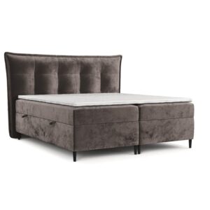 Wohnli Möbelsuche - BOXBETT Las Palmas 180/200 cm Braun im Lotta Stoff