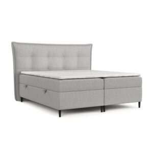 wohnli-moebel-suche-800000917250 Wohnli Möbelsuche - BOXBETT Las Palmas 200/200 cm Graubeige im Megan Stoff