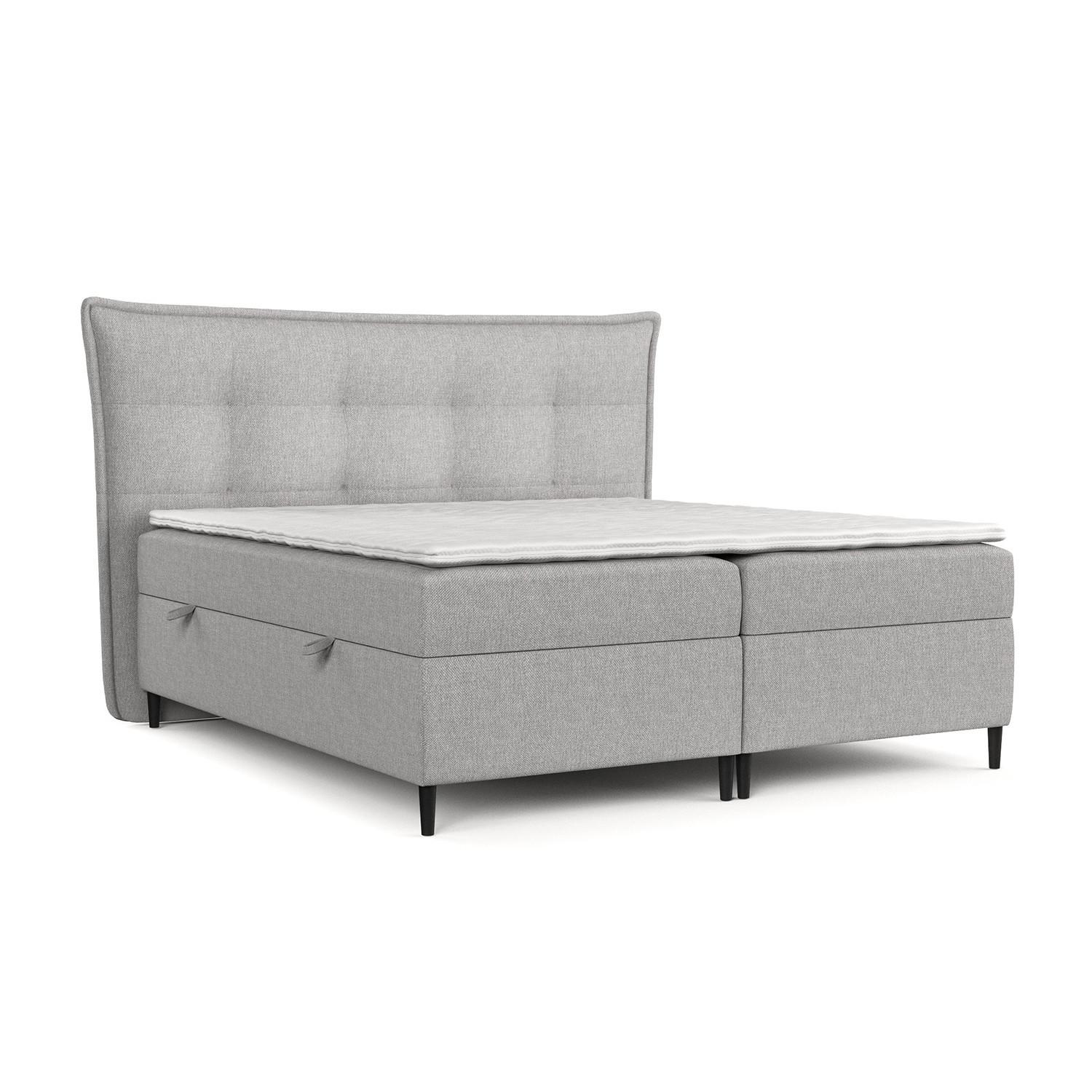 wohnli-moebel-suche-800000917288 Wohnli Möbelsuche - BOXBETT Las Palmas 180/200 cm Graubeige im Megan Stoff