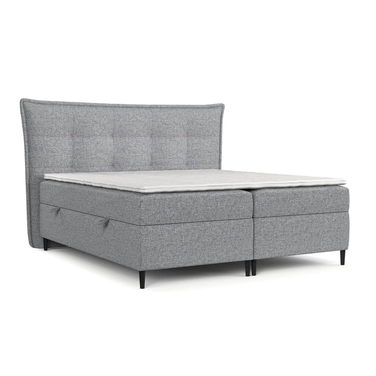 wohnli-moebel-suche-800000917304 Wohnli Möbelsuche - BOXBETT Las Palmas 140/200 cm Grau im Alta Stoff