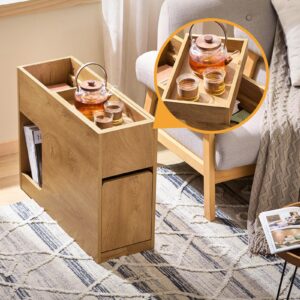 wohnli-moebel-suche-800000917508-1 NACHTTISCH Natur Holzwerkstoff SoBuy Möbel > Kommoden & Schubladenschränke > Nachttische Braun
