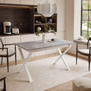 ESSTISCH ARTON II ausziehbarer Tisch 140-195 cm für 6-8 Personen Holzwerkstoff Lookway Möbel > Tische > Esstische Grau