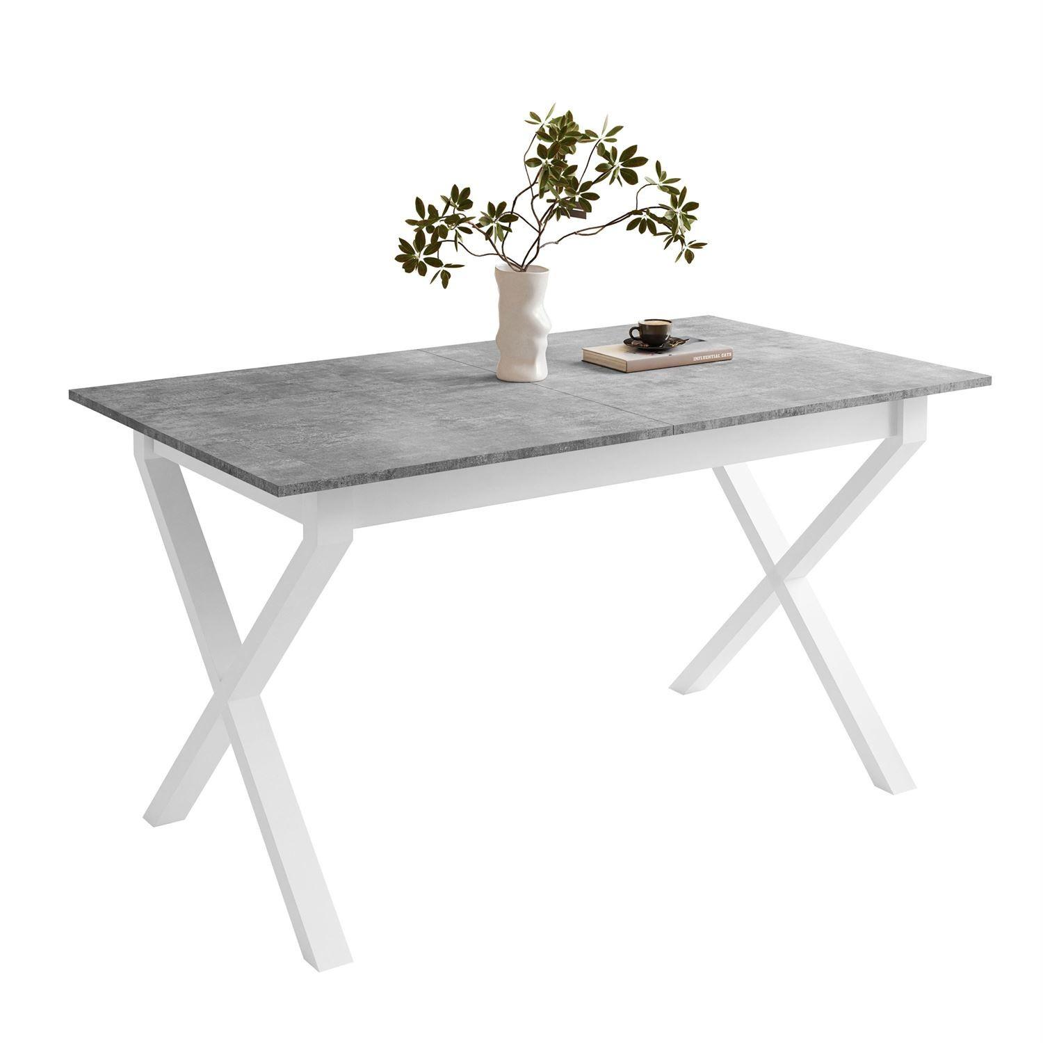 Wohnli Möbelsuche - ESSTISCH ARTON II ausziehbarer Tisch 140-195 cm für 6-8 Personen