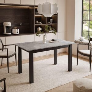 ESSTISCH ARTON 140-195 cm für 6-8 Personen Holzwerkstoff Lookway Möbel > Tische > Esstische Grau