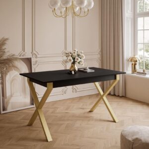 wohnli-moebel-suche-800000920838-1 ESSTISCH ARTON GOLD II 140-195 cm für 6-8 Personen Holzwerkstoff Lookway Möbel > Tische > Esstische Schwarz