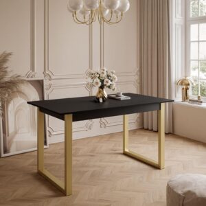 wohnli-moebel-suche-800000920841-1 ESSTISCH ARTON GOLD II 140-195 cm für 6-8 Personen Holzwerkstoff Lookway Möbel > Tische > Esstische Schwarz