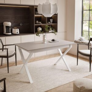 wohnli-moebel-suche-800000920855-1 ESSTISCH ARTON II ausziehbarer Tisch 140-195 cm für 6-8 Personen Holzwerkstoff Lookway Möbel > Tische > Esstische Beige