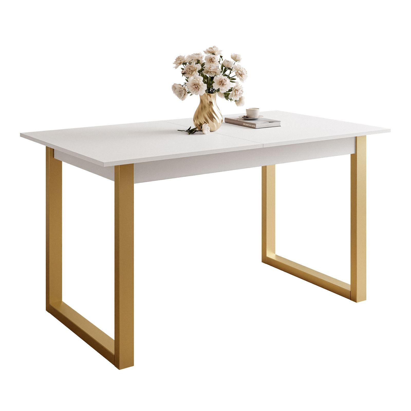 Wohnli Möbelsuche - ESSTISCH ARTON GOLD II 140-195 cm für 6-8 Personen