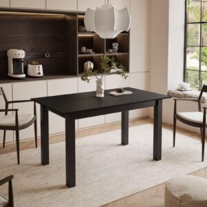 ESSTISCH ARTON 140-195 cm für 6-8 Personen Holzwerkstoff Lookway Möbel > Tische > Esstische Schwarz