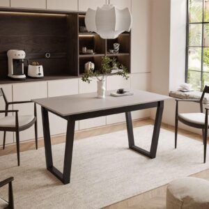 wohnli-moebel-suche-800000920868-1 ESSTISCH ARTON II ausziehbarer Tisch 140-195 cm für 6-8 Personen Holzwerkstoff Lookway Möbel > Tische > Esstische Beige