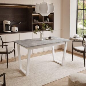 wohnli-moebel-suche-800000920872-1 ESSTISCH ARTON II ausziehbarer Tisch 140-195 cm für 6-8 Personen Holzwerkstoff Lookway Möbel > Tische > Esstische Grau