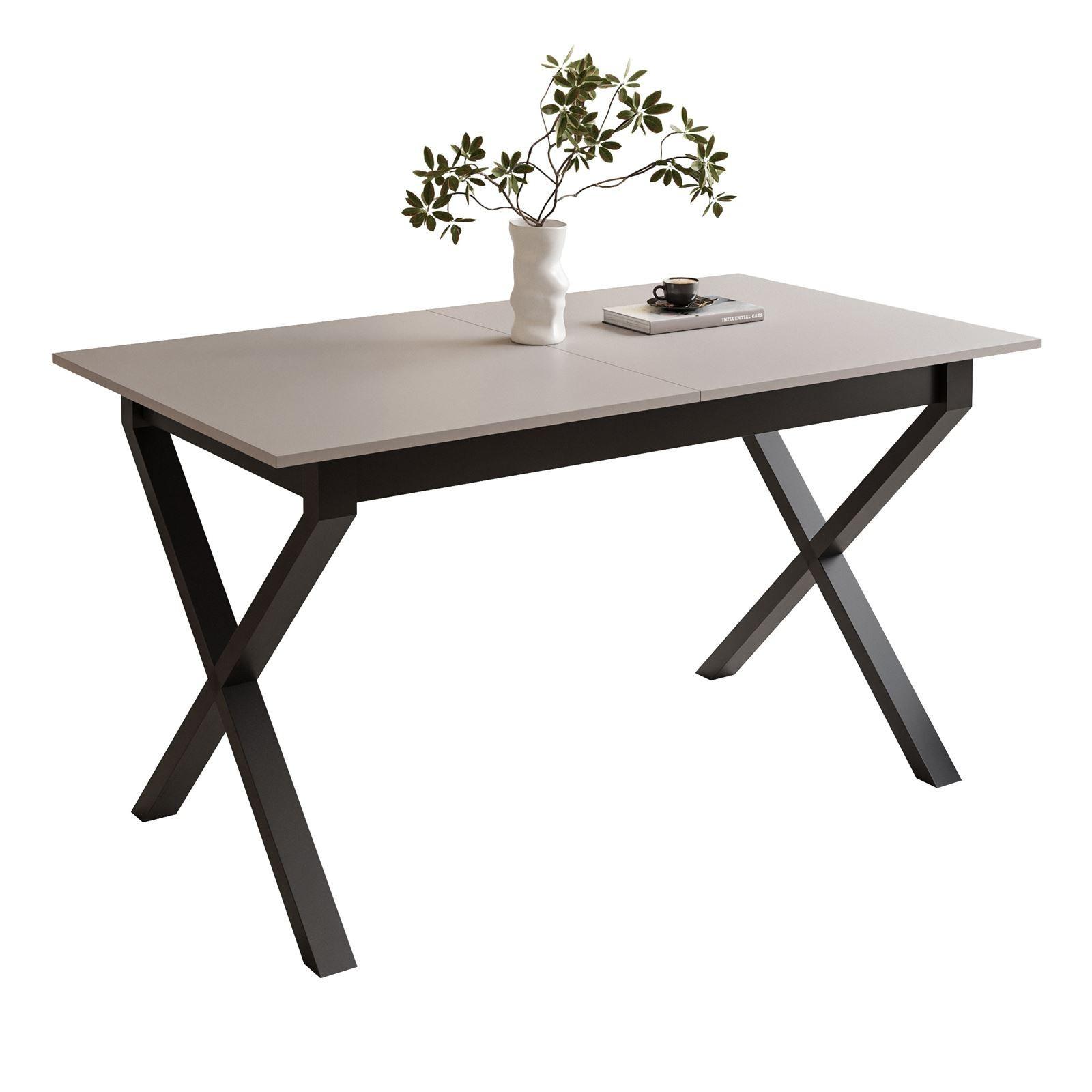 Wohnli Möbelsuche - ESSTISCH ARTON II ausziehbarer Tisch 140-195 cm für 6-8 Personen