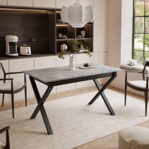 ESSTISCH ARTON II ausziehbarer Tisch 140-195 cm für 6-8 Personen Holzwerkstoff Lookway Möbel > Tische > Esstische Grau