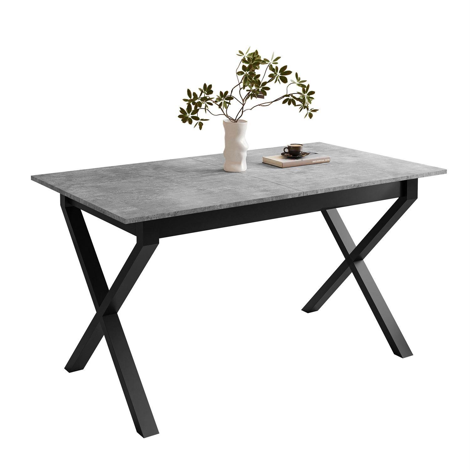 Wohnli Möbelsuche - ESSTISCH ARTON II ausziehbarer Tisch 140-195 cm für 6-8 Personen