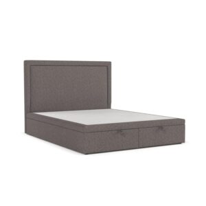 wohnli-moebel-suche-800000922696 Wohnli Möbelsuche - POLSTERBETT Salma mit Stauraum 120/200 cm Braun im Megan Stoff