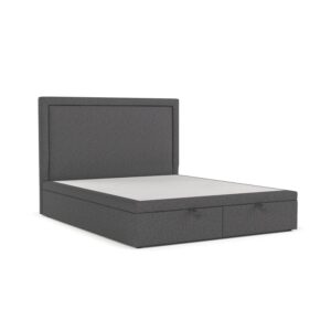 wohnli-moebel-suche-800000922730 Wohnli Möbelsuche - POLSTERBETT Salma mit Stauraum 200/200 cm Anthrazit im Megan Stoff