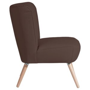 SESSEL Kassi Bezug Kunstleder Buche natur / braun Kunststoff 58aufmkessel Möbel > Sessel > Polstersessel Braun