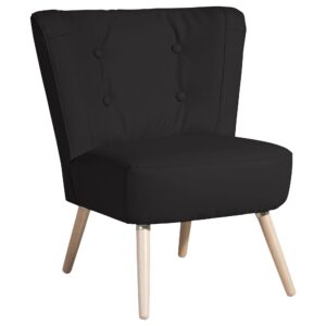 wohnli-moebel-suche-800000927996 Wohnli Möbelsuche - SESSEL Kassi Bezug Kunstleder Buche natur / schwarz