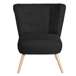wohnli-moebel-suche-800000928022-1 SESSEL Kassi Bezug Flachgewebe Buche natur / schwarz Kunststoff 58aufmkessel Möbel > Sessel > Polstersessel Schwarz