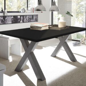 wohnli-moebel-suche-800000929261-1 ESSZIMMERTISCH Eike 4 200 x 100 x 75 Esstisch Graphit/Schwarzstahl Holz 58aufmkessel Möbel > Tische > Esstische Schwarz
