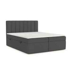 wohnli-moebel-suche-800000932094 Wohnli Möbelsuche - BOXBETT Amaro 160/200 cm Anthrazit im Megan Stoff