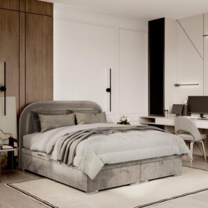 wohnli-moebel-suche-800000932131-1 POLSTERBETT Harmony mit Stauraum 180/200 cm Beige im Lotta Stoff Textil AltaBeds Möbel > Betten > Polsterbetten Beige