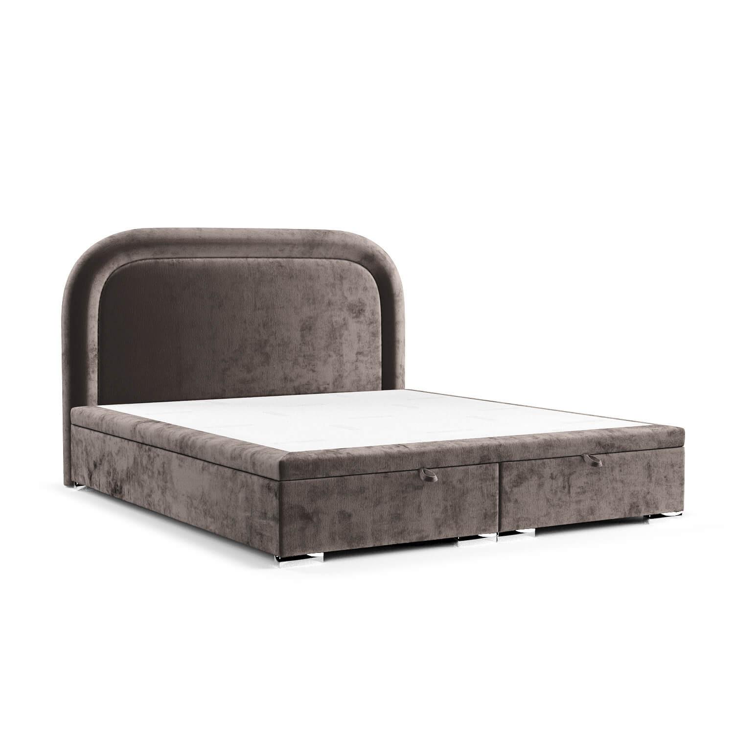 wohnli-moebel-suche-800000932140 Wohnli Möbelsuche - POLSTERBETT Harmony mit Stauraum 180/200 cm Braun im Lotta Stoff