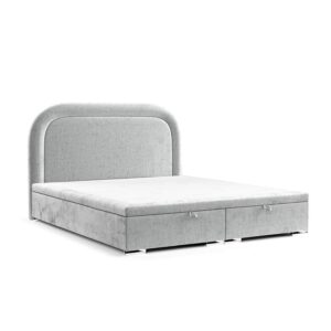 wohnli-moebel-suche-800000932146 Wohnli Möbelsuche - POLSTERBETT Harmony mit Stauraum 180/200 cm Hellgrau im Lotta Stoff
