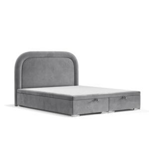 wohnli-moebel-suche-800000933371 Wohnli Möbelsuche - POLSTERBETT Harmony mit Stauraum 140/200 cm Grau im Uttario Stoff