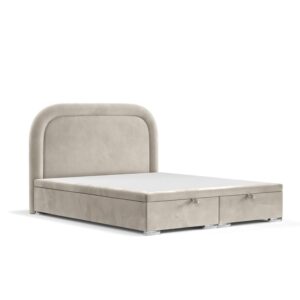 wohnli-moebel-suche-800000933390 Wohnli Möbelsuche - POLSTERBETT Harmony mit Stauraum 180/200 cm Hellbeige im Uttario Stoff