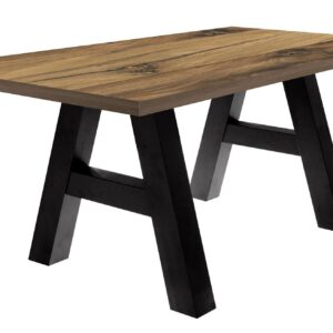 wohnli-moebel-suche-800000935088 Wohnli Möbelsuche - ESSZIMMERTISCH Elia 8 140 x 90 x 75 Esstisch Schwarzstahl/Plankeneiche