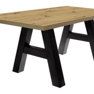 wohnli-moebel-suche-800000935127 Wohnli Möbelsuche - ESSZIMMERTISCH Elia 8 140 x 90 x 75 Esstisch Schwarzstahl/Asteiche