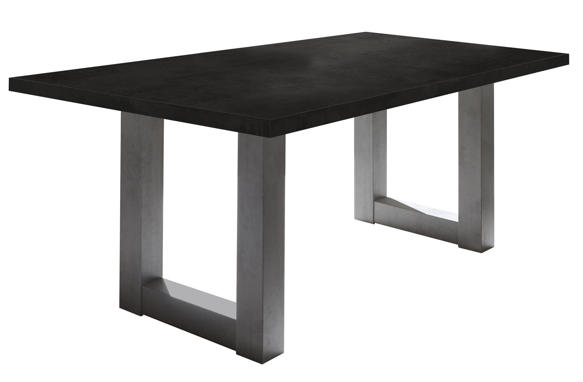 wohnli-moebel-suche-800000935366 Wohnli Möbelsuche - ESSZIMMERTISCH Eila 4 200 x 100 x 75 Esstisch Graphit/Schwarzstahl