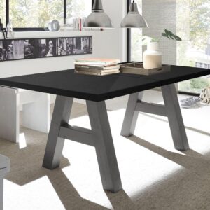 wohnli-moebel-suche-800000935369-1 ESSTISCH ausziehbar Elia 3 160 x 90 x 75 Esszimmertisch Graphit/Schwarzstahl Holz 58aufmkessel Möbel > Tische > Esstische Schwarz
