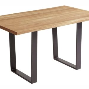 wohnli-moebel-suche-800000935371 Wohnli Möbelsuche - ESSZIMMERTISCH Massiv Daphene 220 x 100 x 75 Esstisch Holz massiv Wildeiche geölt/Schwarz