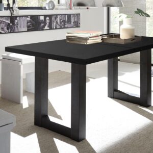 wohnli-moebel-suche-800000935374-1 ESSTISCH ausziehbar Eila 7 160 x 90 x 75 Esszimmertisch Schwarzstahl Holz 58aufmkessel Möbel > Tische > Esstische Schwarz