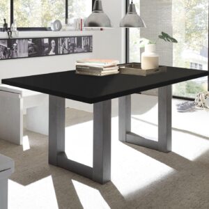 wohnli-moebel-suche-800000935381-1 ESSZIMMERTISCH Eila 4 180 x 90 x 75 Esstisch Graphit/Schwarzstahl Holz 58aufmkessel Möbel > Tische > Esstische Schwarz