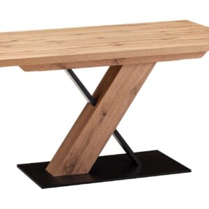 wohnli-moebel-suche-800000935389-1 KÜCHENTISCH Datha 138 x 90 x 75 Esstisch Appalachian Oak/Schwarz Holz 58aufmkessel Möbel > Tische > Esstische Braun