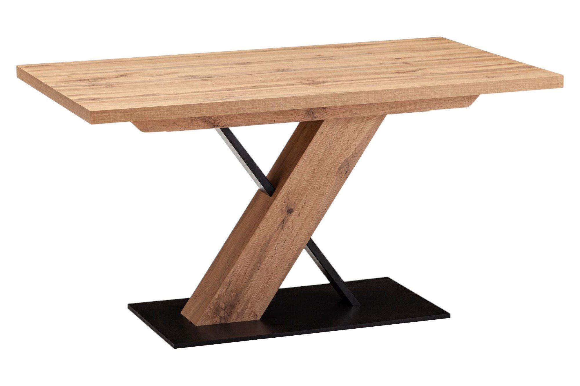 wohnli-moebel-suche-800000935389 Wohnli Möbelsuche - KÜCHENTISCH Datha 138 x 90 x 75 Esstisch Appalachian Oak/Schwarz