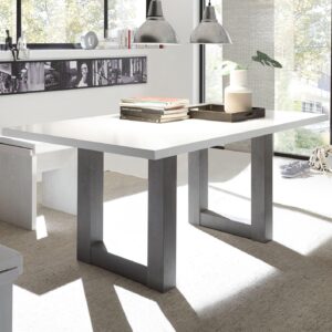 wohnli-moebel-suche-800000935410-1 ESSZIMMERTISCH Eila 4 200 x 100 x 75 Esstisch Graphit/Weiß Matt Lack Holz 58aufmkessel Möbel > Tische > Esstische Weiß