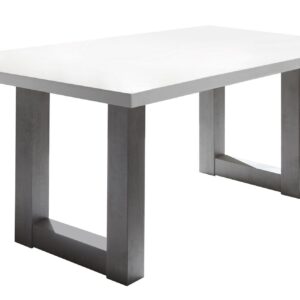 wohnli-moebel-suche-800000935410 Wohnli Möbelsuche - ESSZIMMERTISCH Eila 4 200 x 100 x 75 Esstisch Graphit/Weiß Matt Lack