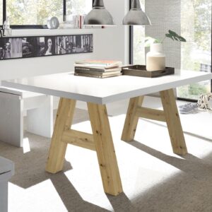wohnli-moebel-suche-800000935442-1 ESSZIMMERTISCH Elia 2 200 x 100 x 75 Esstisch Asteiche/Weiß Matt Lack Holz 58aufmkessel Möbel > Tische > Esstische Weiß