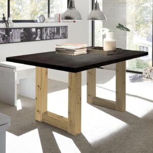 ESSZIMMERTISCH Eila 2 180 x 90 x 75 Esstisch Asteiche/Schwarzstahl Holz 58aufmkessel Möbel > Tische > Esstische Schwarz