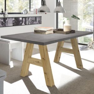 ESSZIMMERTISCH Elia 2 180 x 90 x 75 Esstisch Asteiche/Graphit Holz 58aufmkessel Möbel > Tische > Esstische Grau