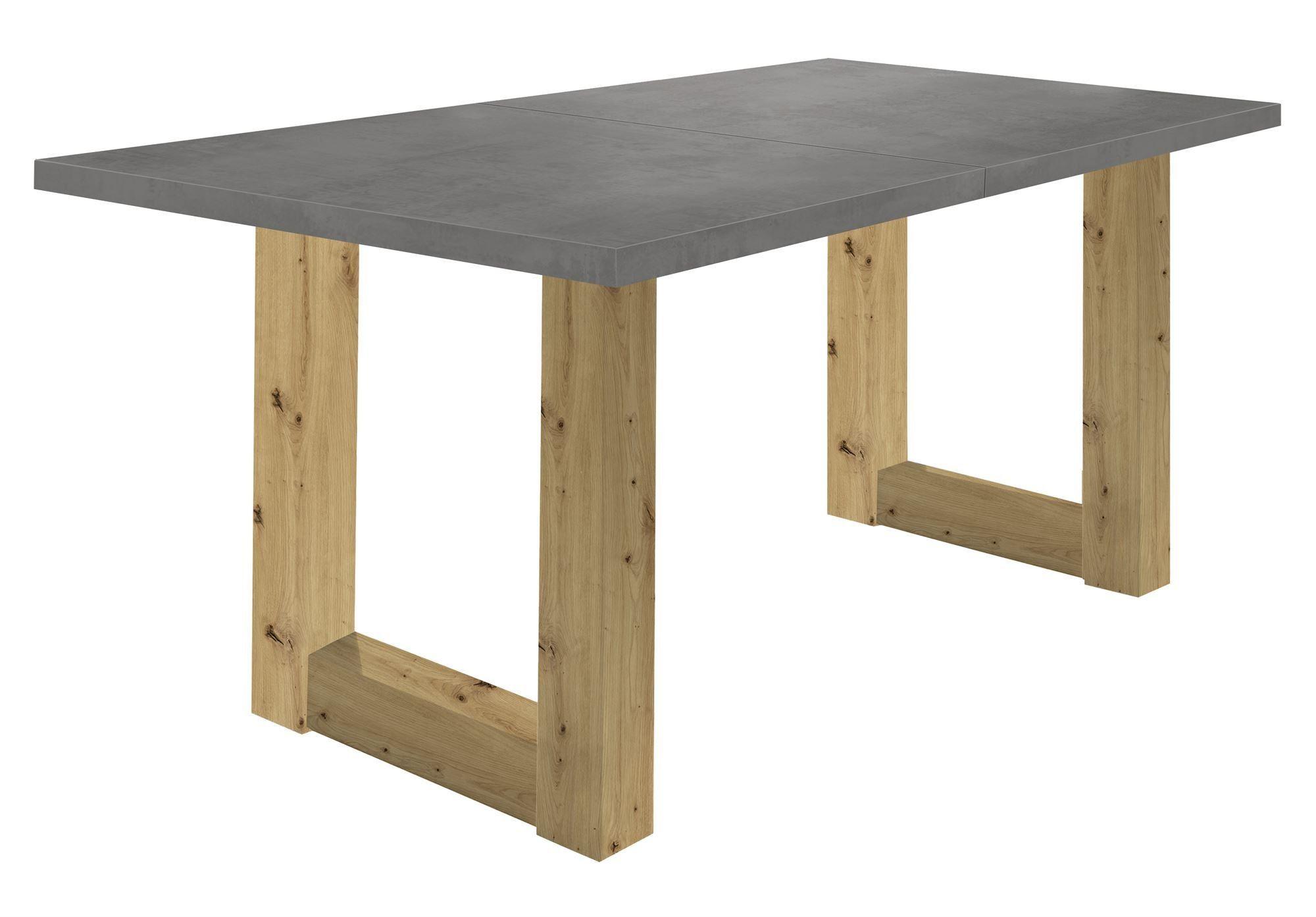 wohnli-moebel-suche-800000935467 Wohnli Möbelsuche - ESSTISCH ausziehbar Eila 1 140 x 90 x 75 Esszimmertisch Asteiche/Graphit
