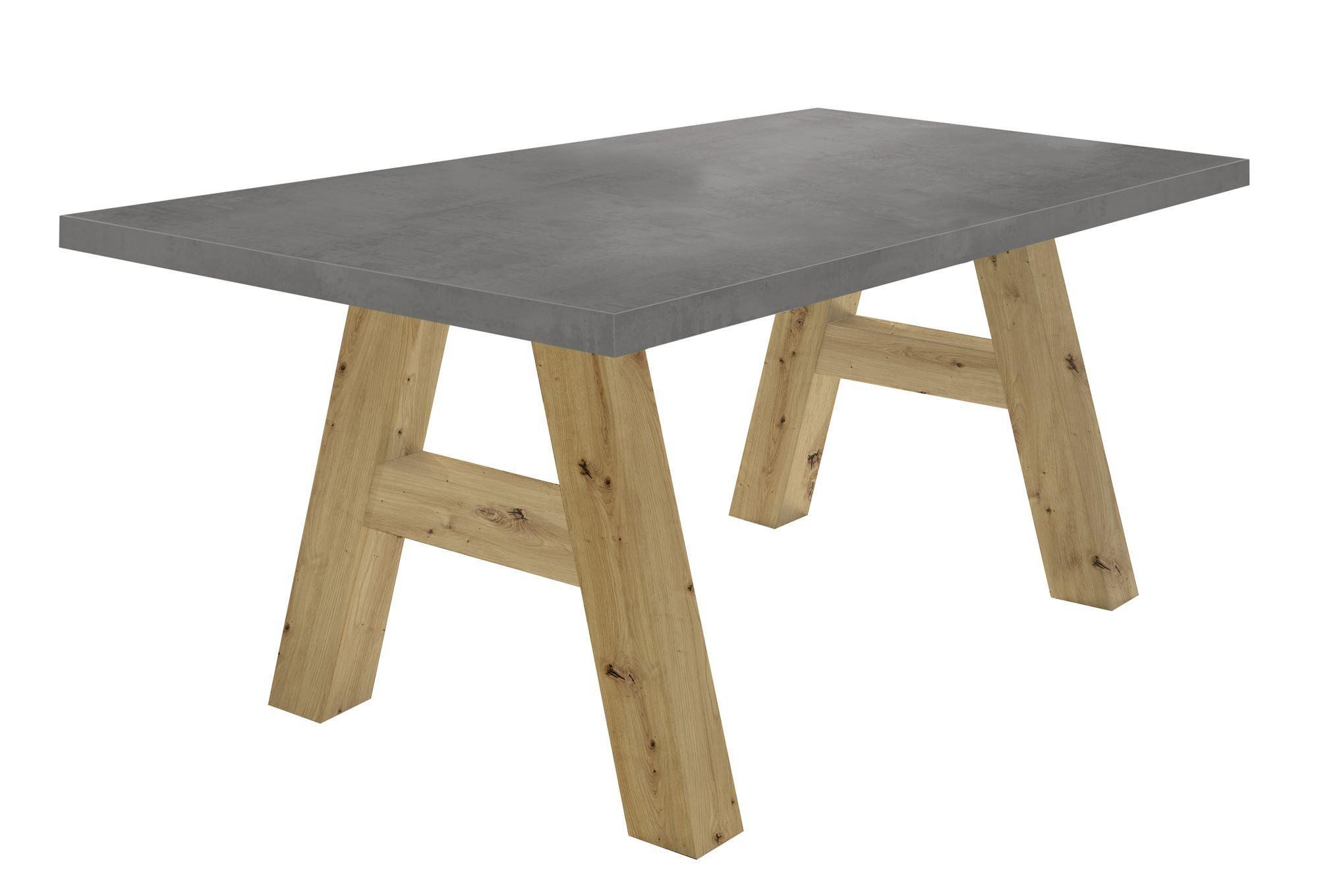 wohnli-moebel-suche-800000935512 Wohnli Möbelsuche - ESSZIMMERTISCH Elia 2 200 x 100 x 75 Esstisch Asteiche/Graphit