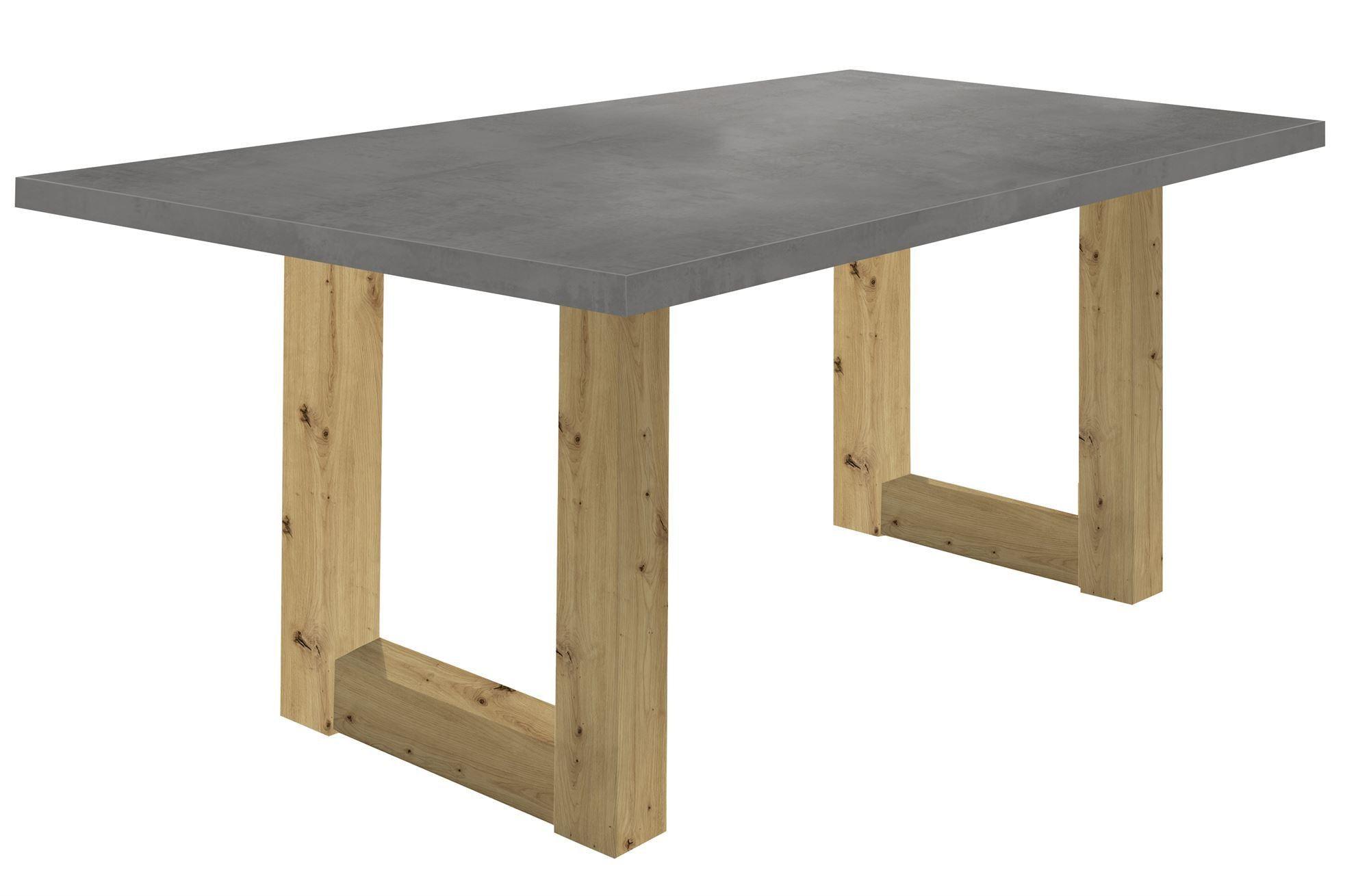 wohnli-moebel-suche-800000935520 Wohnli Möbelsuche - ESSZIMMERTISCH Eila 2 160 x 90 x 75 Esstisch Asteiche/Graphit