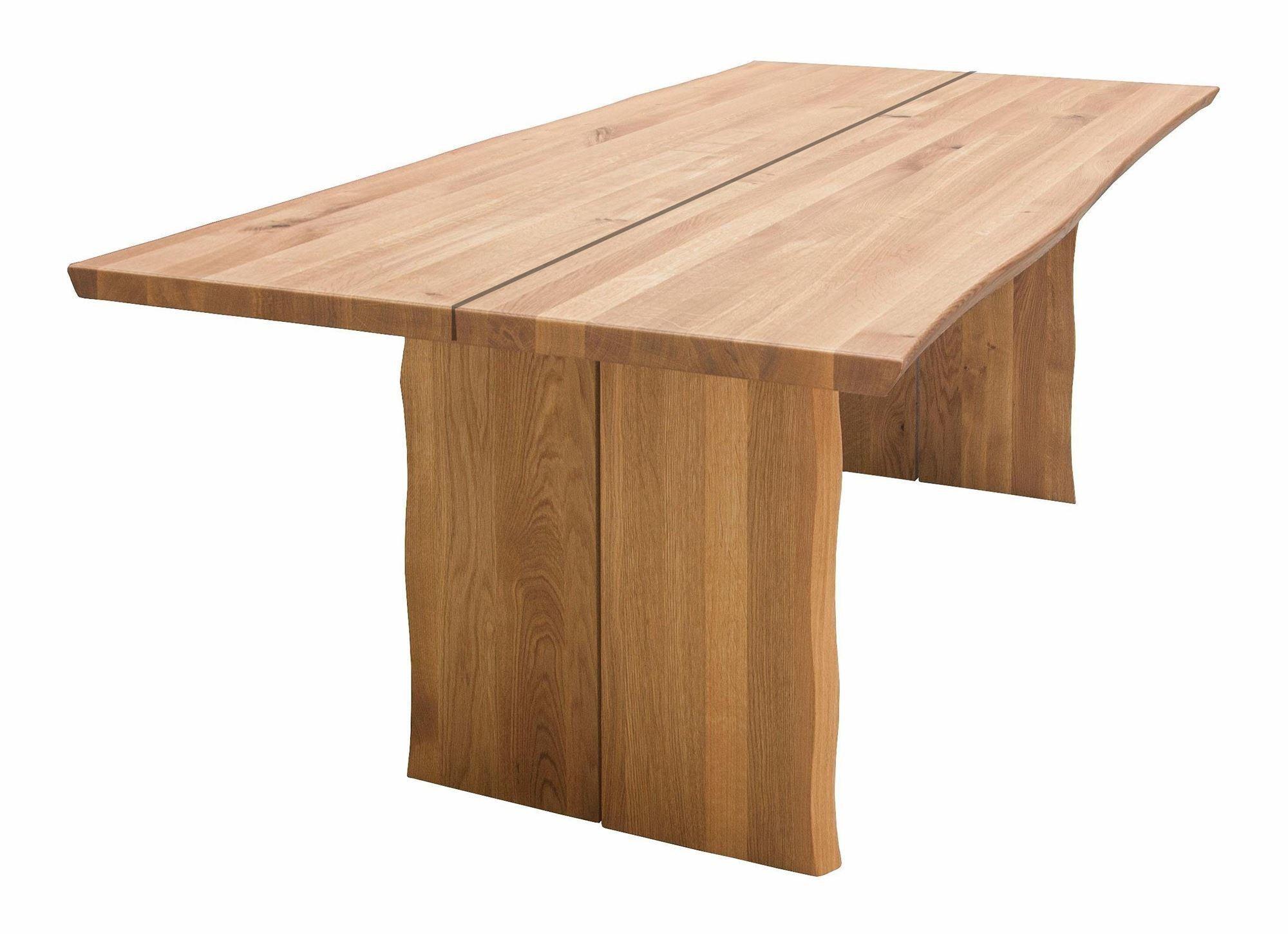 wohnli-moebel-suche-800000935615 Wohnli Möbelsuche - BAUMKANTENTISCH Massiv Danya 180 x 90 x 75 Esstisch Holz massiv Wildeiche geölt