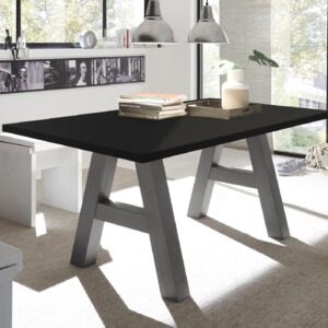 wohnli-moebel-suche-800000935639-1 ESSZIMMERTISCH Elia 4 140 x 90 x 75 Esstisch Graphit/Schwarzstahl Holz 58aufmkessel Möbel > Tische > Esstische Schwarz
